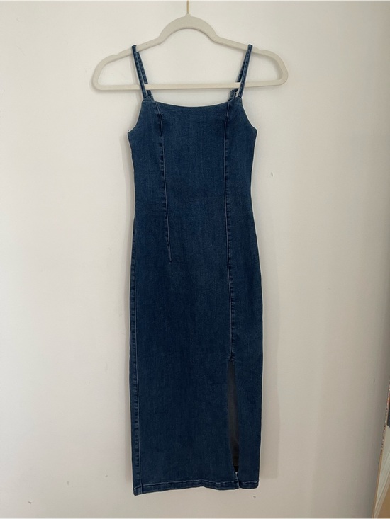 Dynamite Dresses & Skirts - Dynamite Denim Slip Dress in Dark Blue